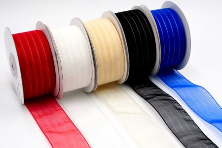 Elegant Strip Sheer Ribbon - Elegant Strip Sheer Ribbon